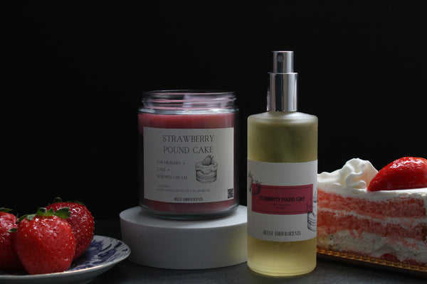 Strawberry Pound Cake Candle