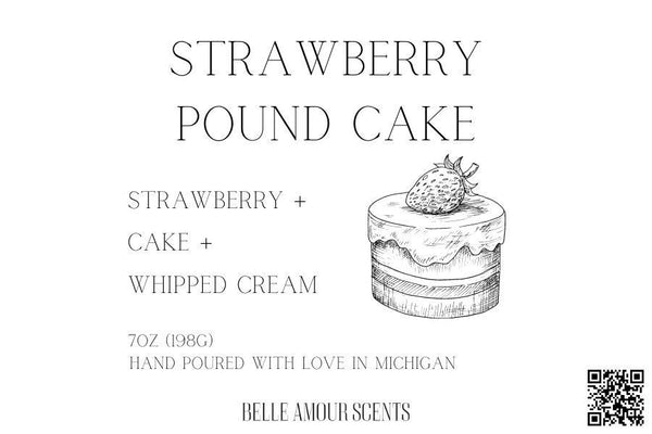 Strawberry Pound Cake Candle