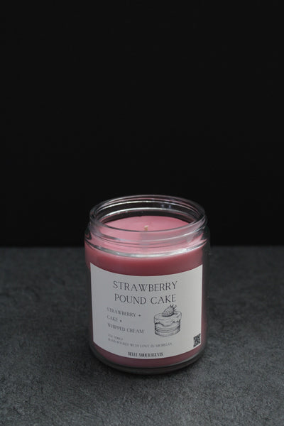 Strawberry Pound Cake Candle